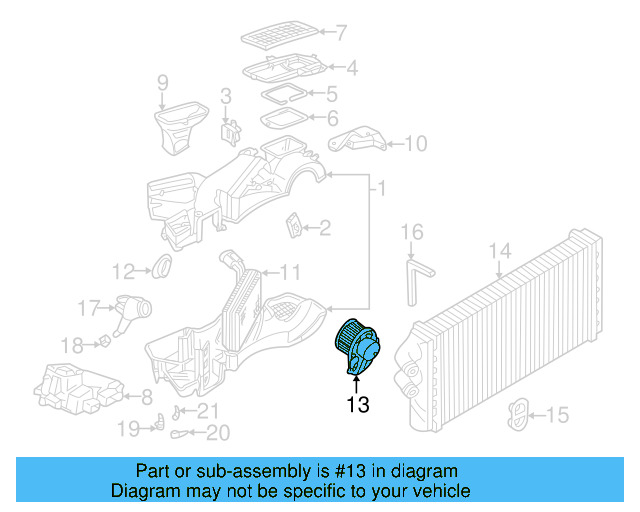 Blower Motor 8D1-820-021-C - View 13