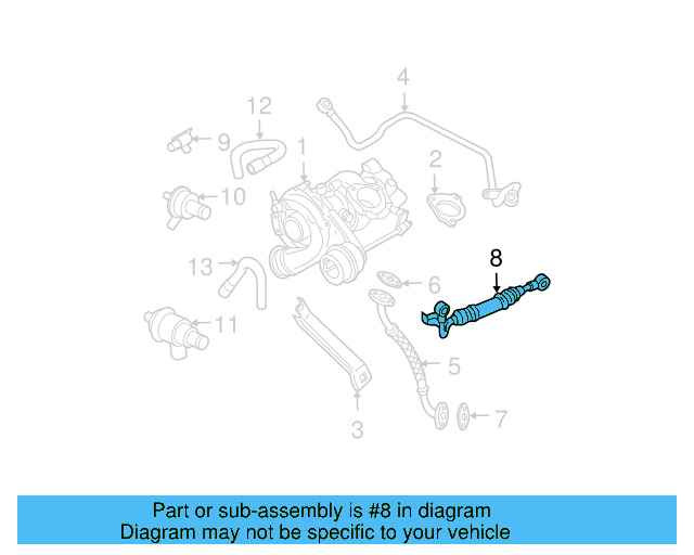 Water Hose Assembly 06A-121-497 - View 6