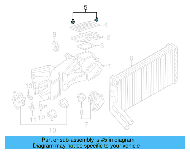 Filter Retainer 3B0-819-817 - View 5