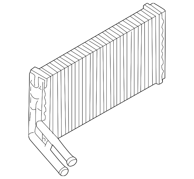 Heater Core 8D1-819-030-B - View 8