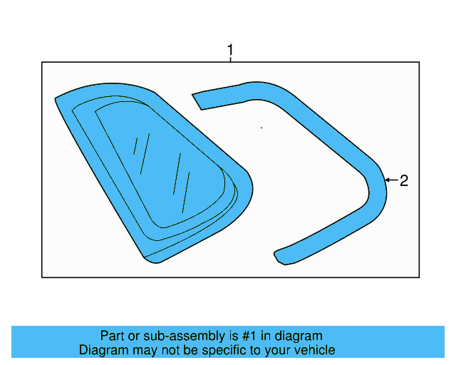 Quarter Glass 5NN-845-041-E-NVB - View 4