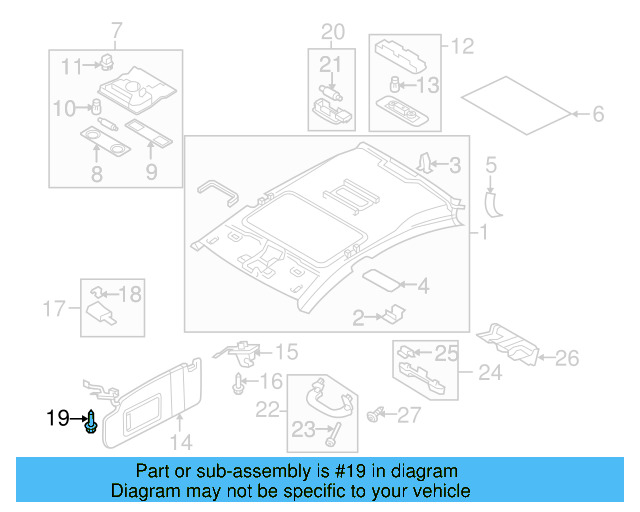 Bracket Clip 5N0-867-633-B - View 10