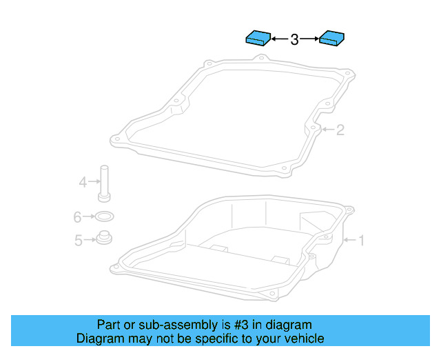 Transmission Oil Pan Magnet 09D-321-368 - View 51