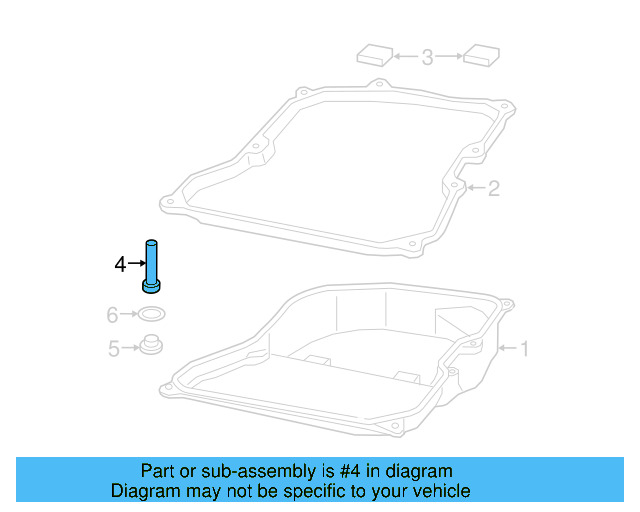 Drain Plug Pipe 09G-321-363-H