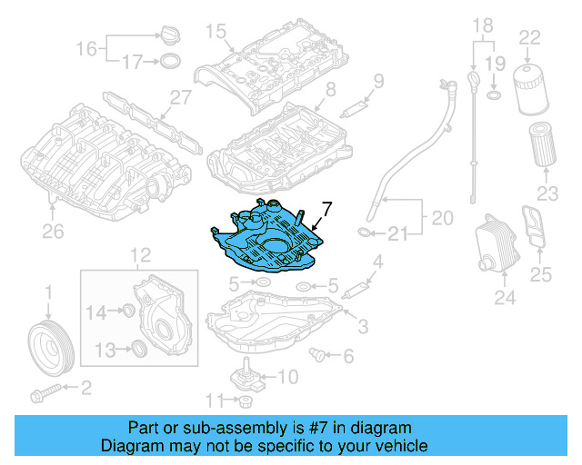 Oil Pan Baffle 06K-103-138-P - View 7