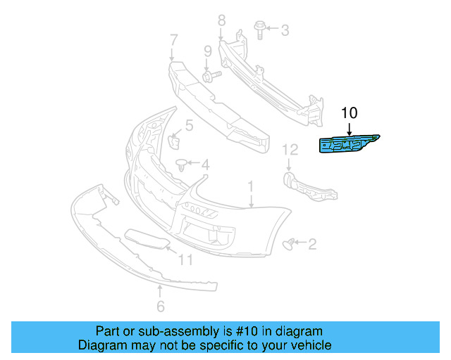 Side Retainer 1K0-807-183 - View 10
