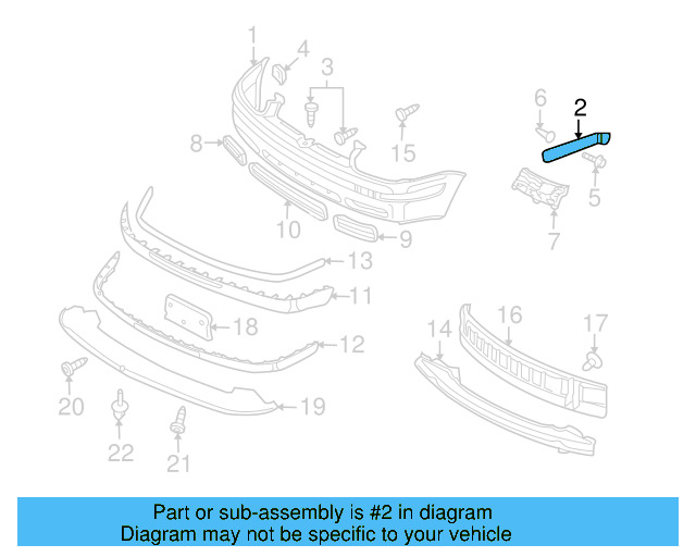 Upper Retainer 1K0-807-889-B - View 7