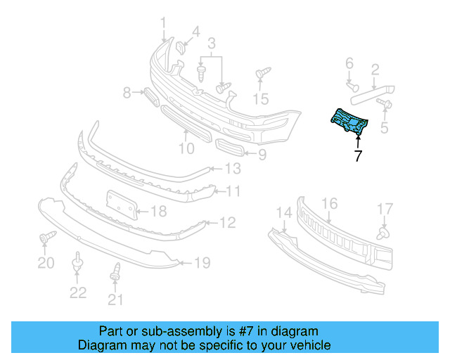 Side Support 1J5-807-723-A - View 6
