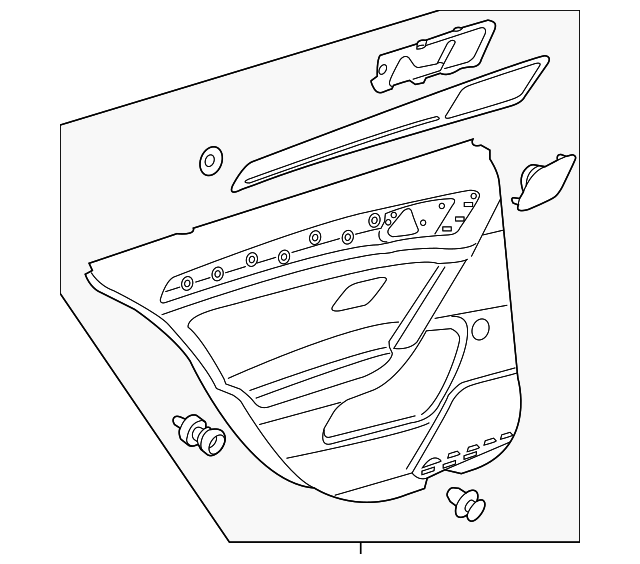 Door Trim Panel 5GM-867-012-AB-DHN