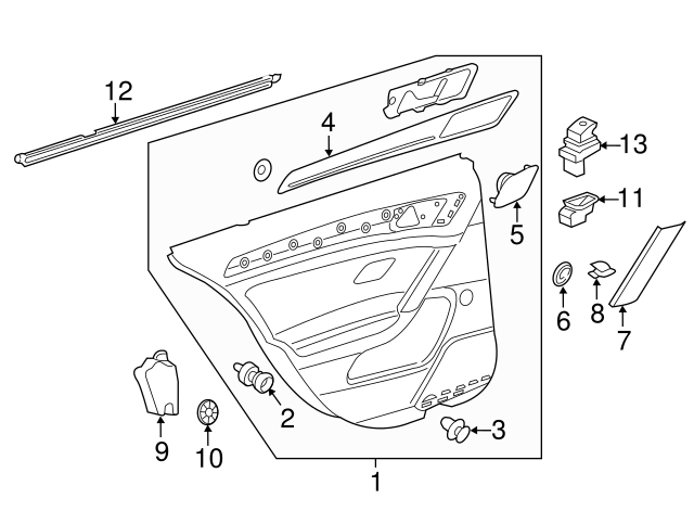 Handle Cover 5G0-868-040-A-81U