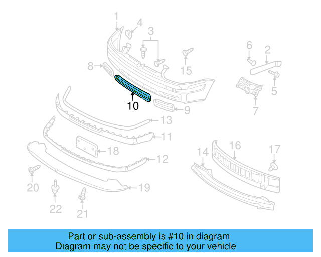 Grille 1K0-853-677-C-9B9 - View 6