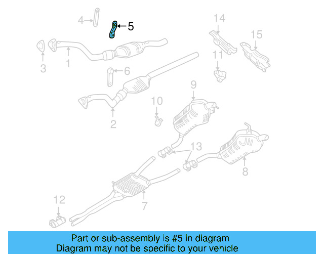 Converter & Pipe Plate 8D0-253-268-A - View 7