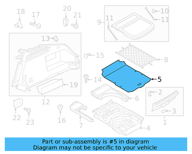 Spare Cover 3G8-863-463-A-6B5 - View 3