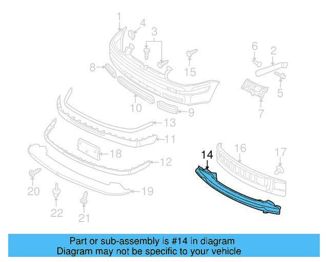 Impact Bar 1J0-805-551-C