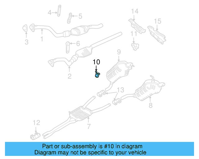 Converter & Pipe Gasket 8D0-253-115-C - View 6