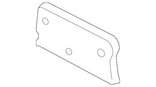 License Bracket 1K0-807-285-A-9B9 - View 5
