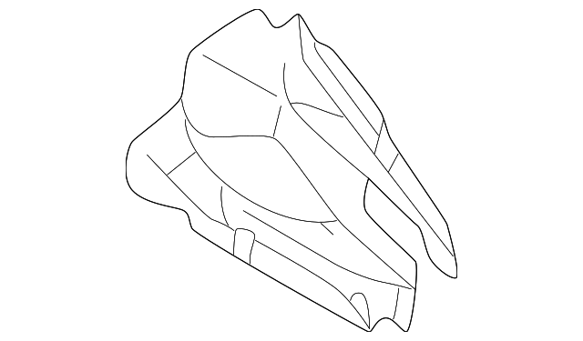 Heat Shield 3B0-825-661 - View 3