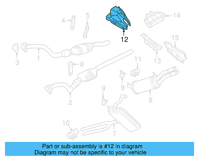 Heat Shield 3B0-825-661 - View 7