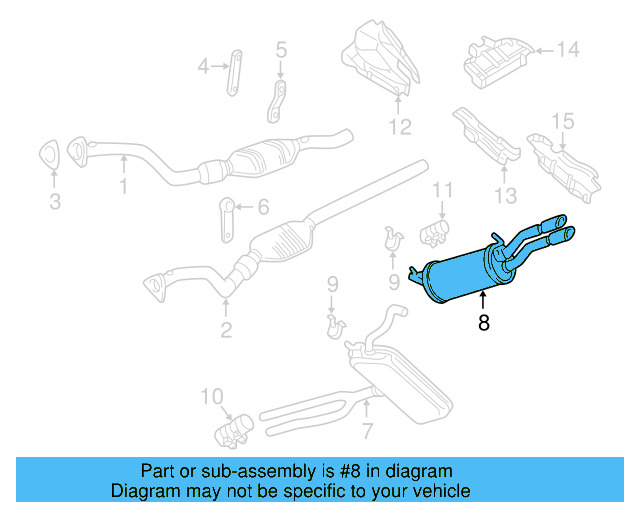 Exhaust Muffler 3B0-253-609-E - View 4