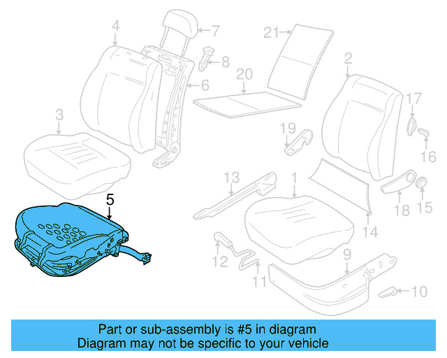 Cushion Frame 1HM-881-106-E - View 3