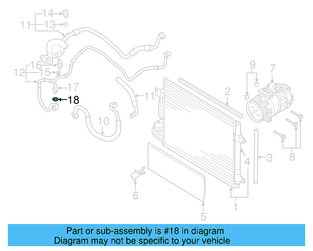 Pressure Sensor 1K0-959-126-E - View 69