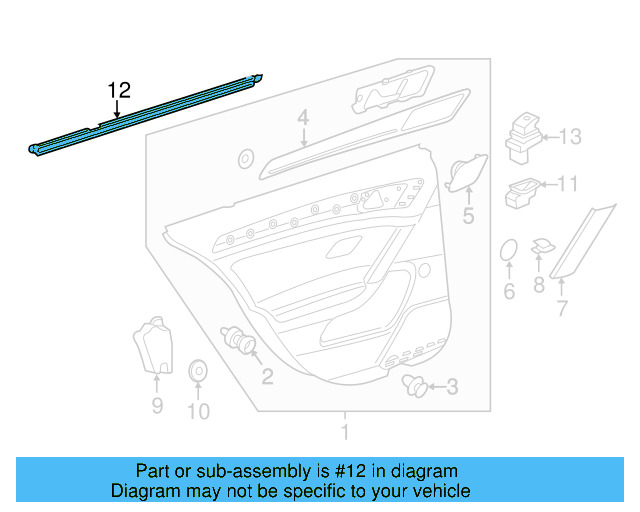 Window Switch 5G0-959-855-K-WHS - View 2