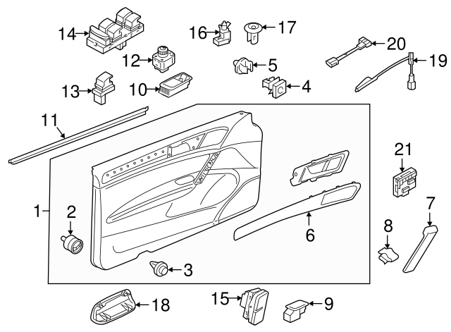 Door Trim Panel Retainer Clip 5G0-868-563 - View 75