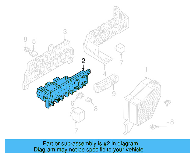 Fuse & Relay Box 8L0-941-822-A