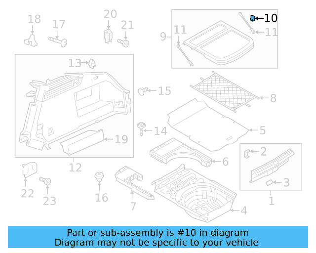 Package Tray Stop 3G8-867-097 - View 4