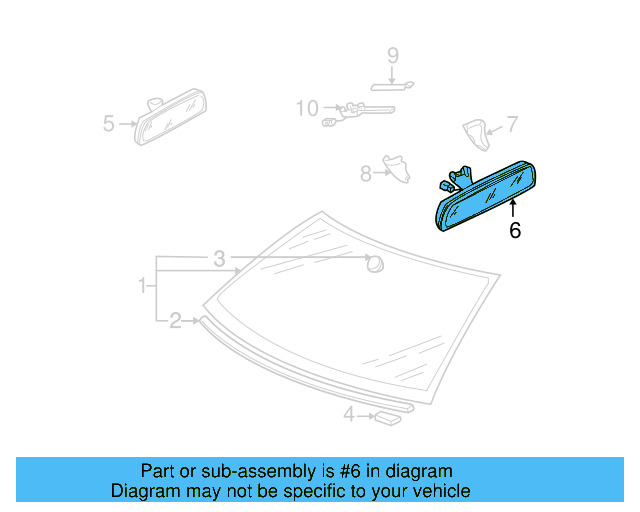 Mirror Inside 3C0-857-511-J-9B9 - View 23