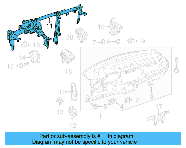 Cross 5C1-857-017-B-041 - View 2