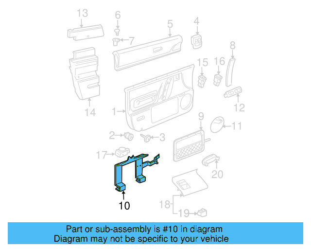 Pocket Frame 1C0-867-490 - View 3