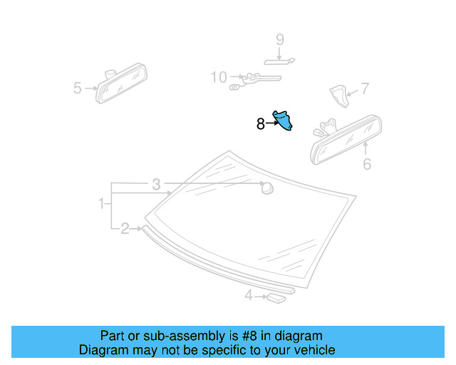 Side Cover 3B0-858-547-A-Y20 - View 10