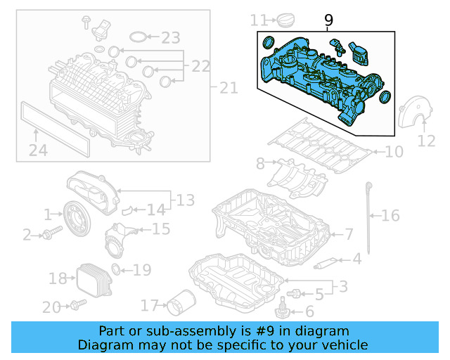 Valve Cover 04E-103-469-EJ - View 5