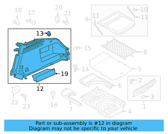 Side Trim Panel 3G8-867-427-FON - View 3