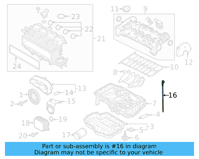 Dipstick 04E-115-611-AC - View 12