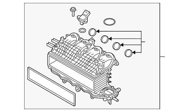 Intake Manifold 04E-129-709-AM - View 11