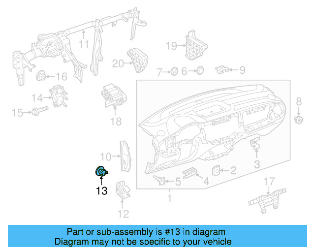 Support Bushing 6R0-857-049 - View 11