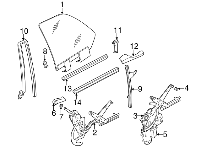 Crank Handle 1H0-837-581-D-B41