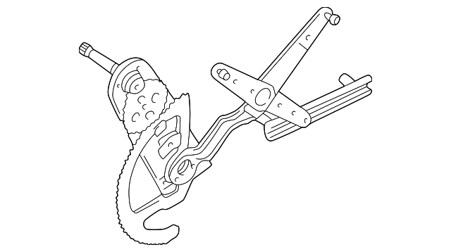 Window Regulator 1E0-847-276 - View 2