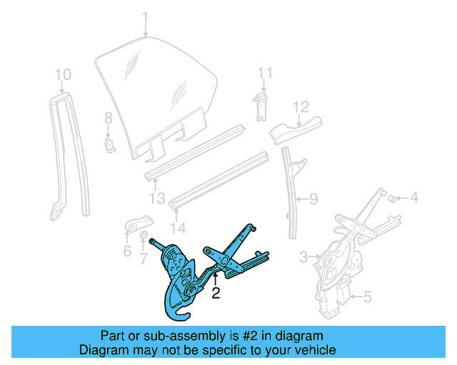 Window Regulator 1E0-847-276 - View 5