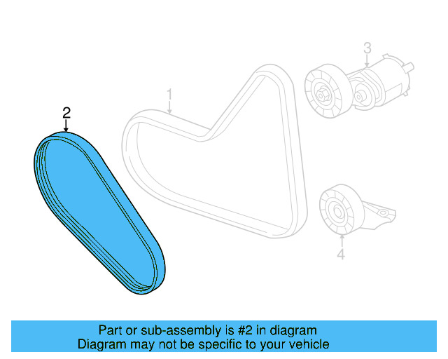 Accessory Drive Belt 07K-145-933-G - View 5