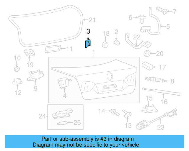 Hood Bumper 867-827-500-A - View 22