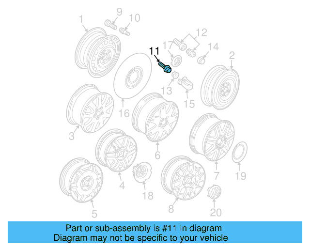 Wheel Bolt WHT-002-437 - View 93