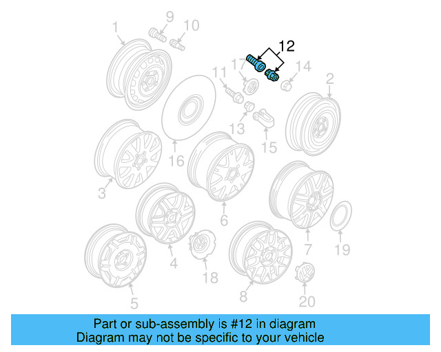 Valve Stem 311-601-361 - View 103