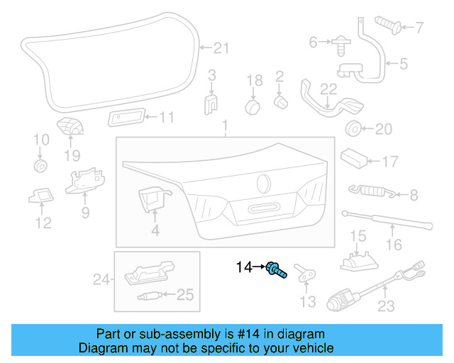 Striker Screw N-908-747-01 - View 15