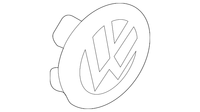 Center Cap 7D0-601-165-BXF - View 9