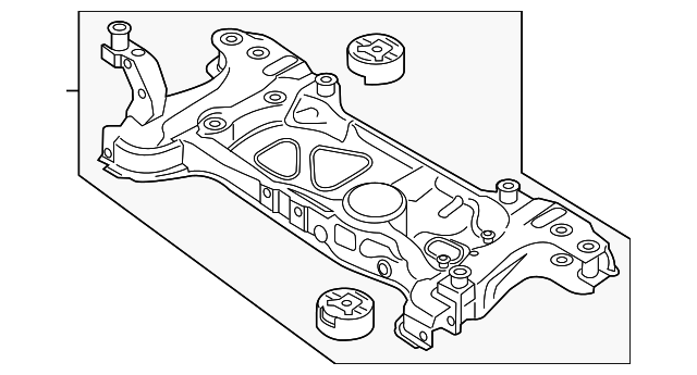 Engine Cradle 5C0-199-313-S