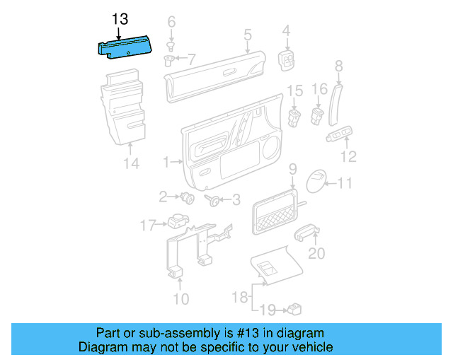 Upper Pad 1C0-868-465 - View 5