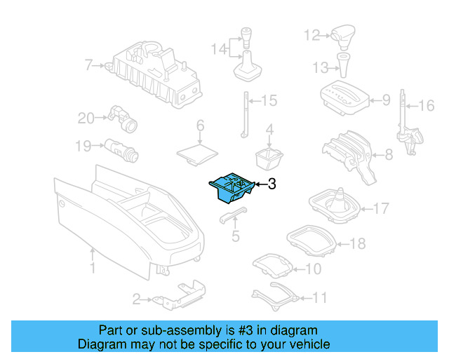 Ashtray Insert 1J0-857-335-A-01C